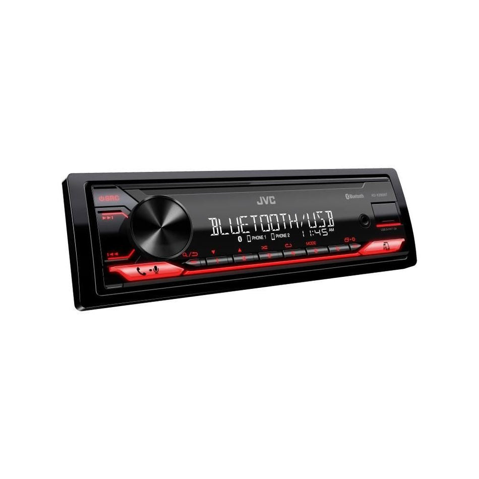 JVC KD-X280BT Digital Media Receiver Single-DIN Bluetooth AM/FM Tuner & Dual USB
