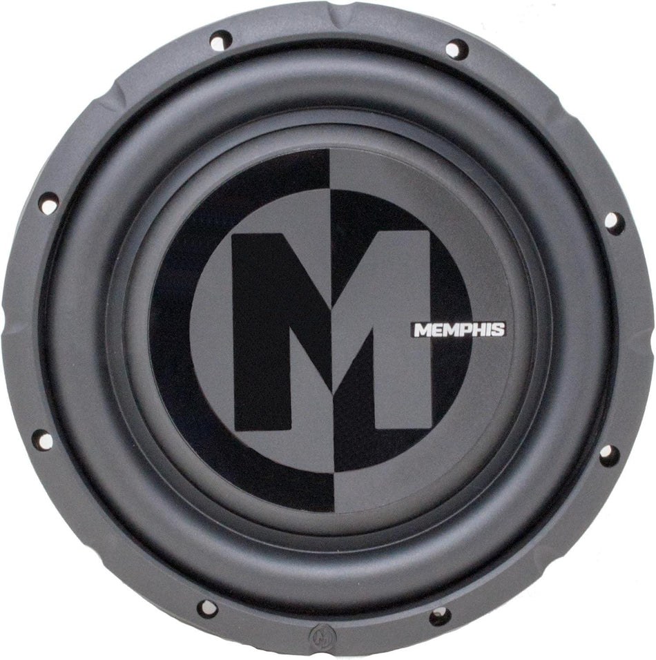 Memphis PRXS1024 10" Slim Subwoofer with Selectable 2/4 Ohm 700W Peak 350W RMS