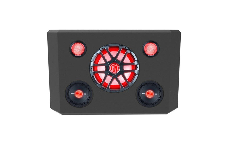 Memphis FDBRONTG10PRO 10" Subwoofer Enclosure Box Fits Ford Bronco Swing Gate
