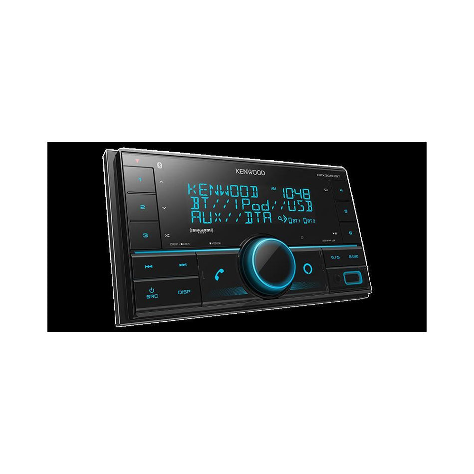 Kenwood DPX305MBT Double DIN Digital Media Receiver w/ Bluetooth SiriusXM Ready