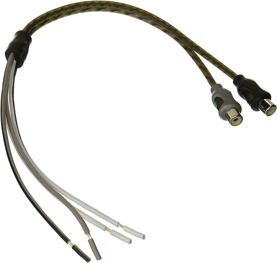 Rockford Fosgate RFIF2SW Speaker Line to Female RCA Adapter OEM Unit to Amplifier