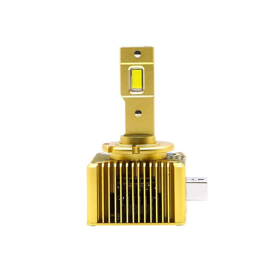 Lucas Lighting H2L-D3/8S Headlight Bulbs HID to LED 12K Lumens Output Per Pair Complete Replacement Kit