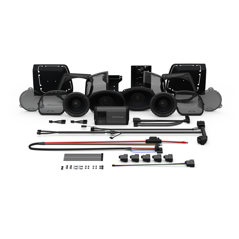 Rockford Fosgate HD14-STG3 Harley Road Glide and Street Glide 2014  Stage 3 Audio Kit