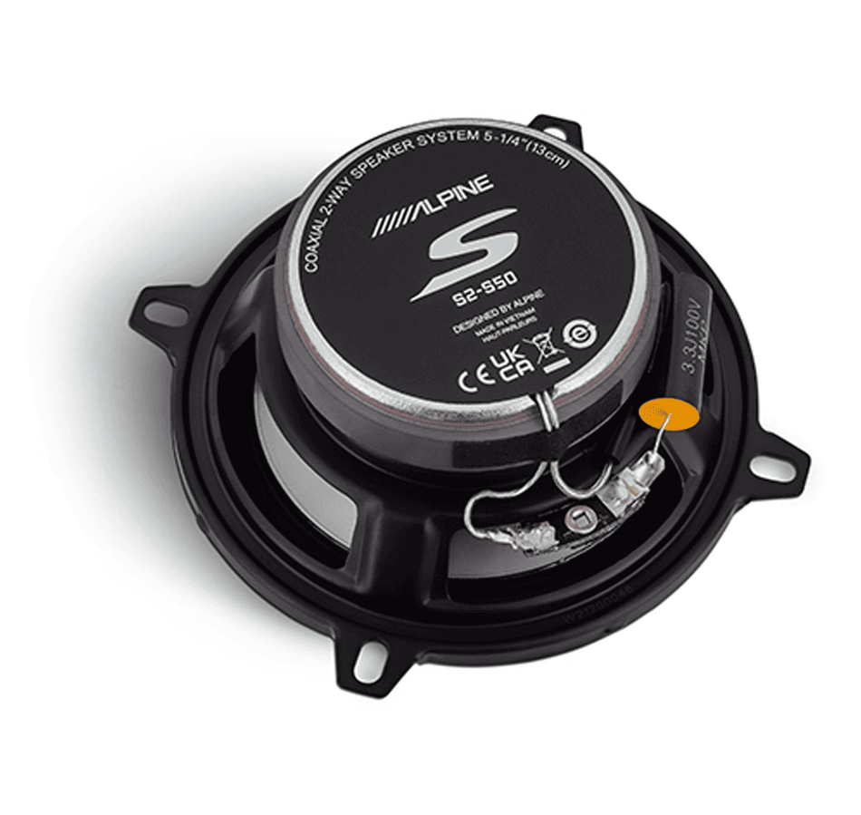 Alpine S2-S50 S-Series 5.25" 2-Way Coaxial Speaker Pair