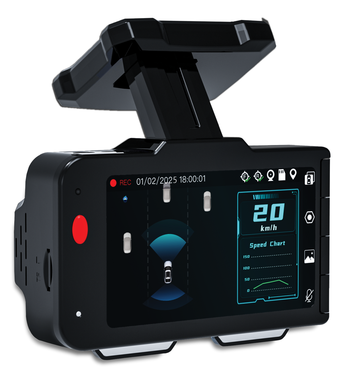 VOXX ACADC5 4K AI front dash camera