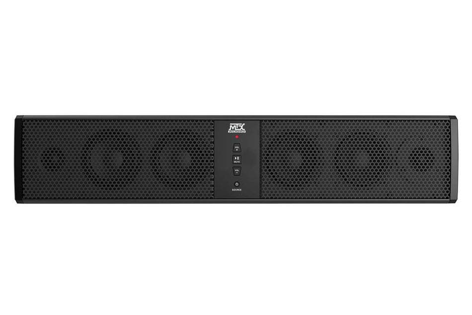MTX MUD6SP Universal 6 Speaker Soundbar Compatible with Polaris RZR UTV/Golf Cart/Boats