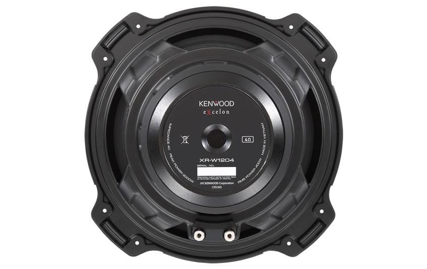 Kenwood XR-W1204 Oversized Subwoofer 12 Inch 2000W Peak Power 4 Ohms Impedance Black