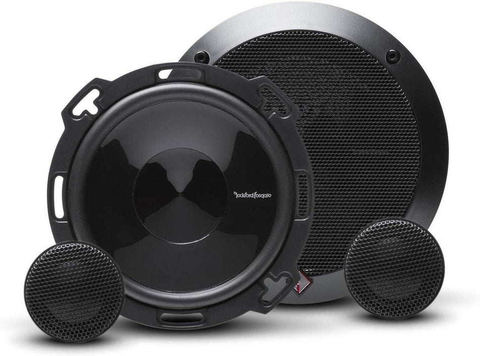 Rockford Fosgate P16-S Punch Series 6 Inch 2 Way Component System with Soft Dome Tweeters