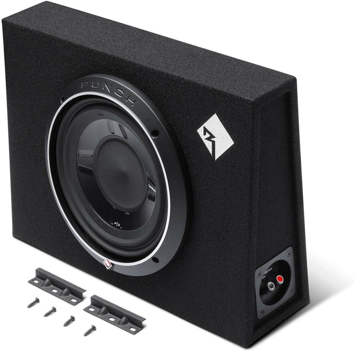 Rockford Fosgate P3S-1X10 Punch Single 10 Inch Shallow Subwoofer Loaded Enclosure