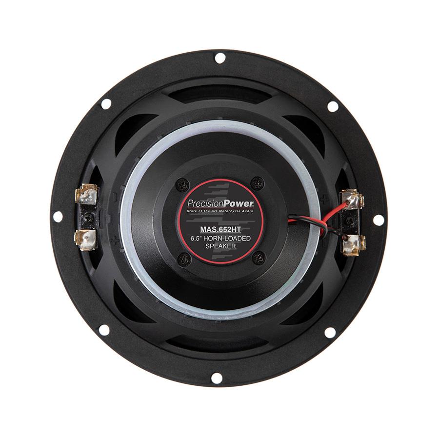 Precision Power MAS.652HT 6.5" High-efficiency Horn Loaded Speaker; 2-Ohm for Harley