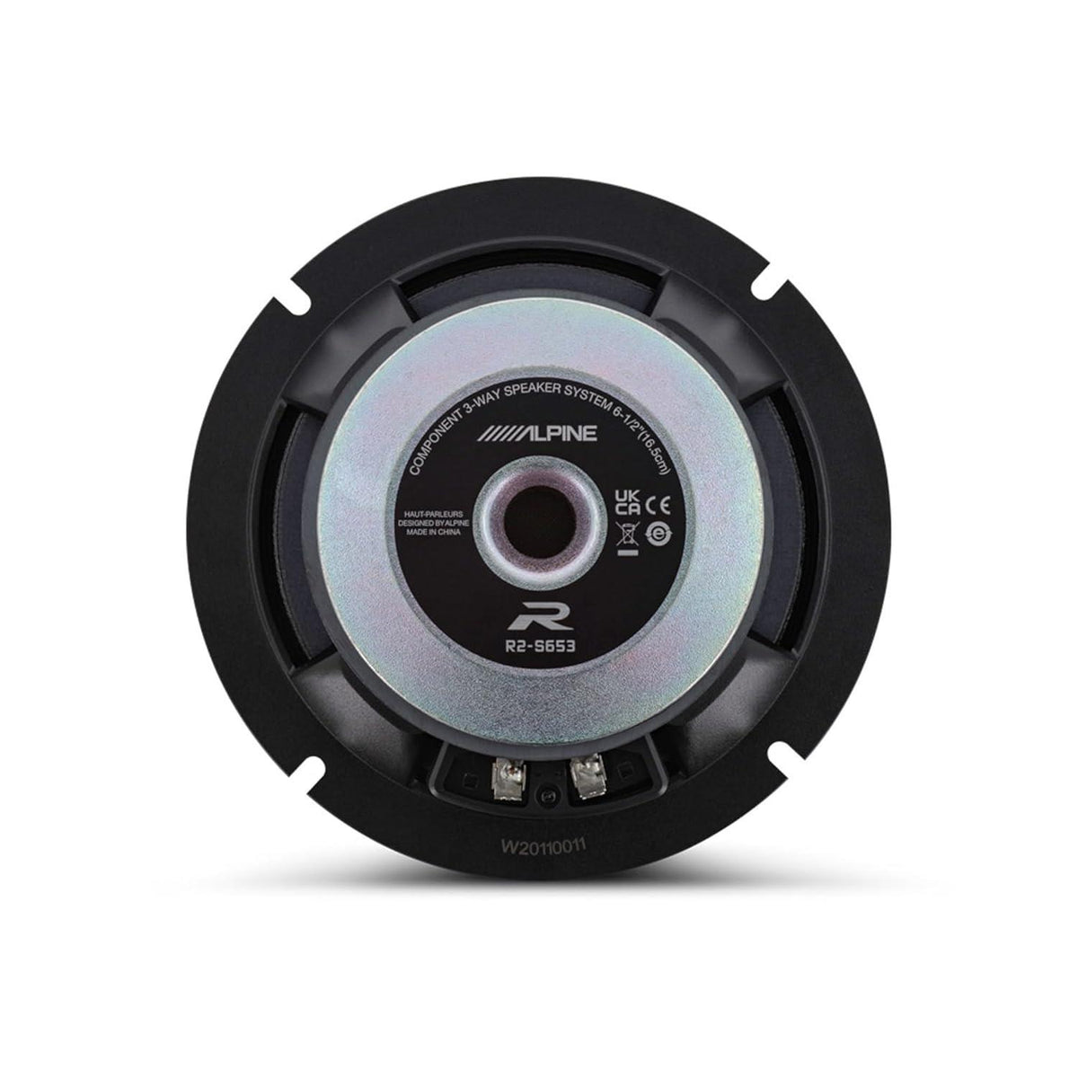 Alpine R2-S653 R-Series 6.5" Component 3-Way Speakers Hi-Res Audio 300W Peak