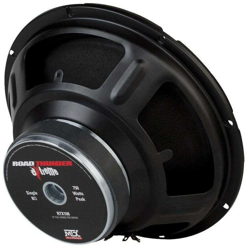 MTX RTX108 10'' 250W 8Î© Midbass Single Speaker