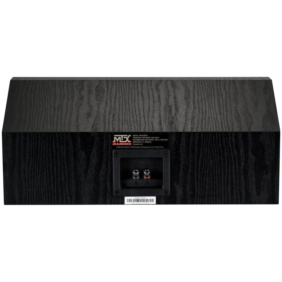 MTX MONITOR6C Monitor Series 6.5" 2-Way Center Channel Speaker 100W RMS Power