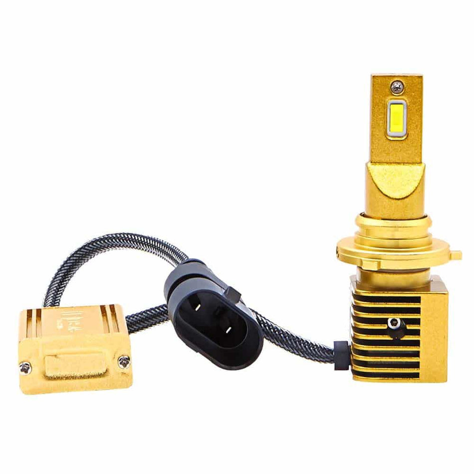 Lucas Lighting L2-9005/6 Headlight Bulb White LED 13K Lumens Brightness Single Output Pair