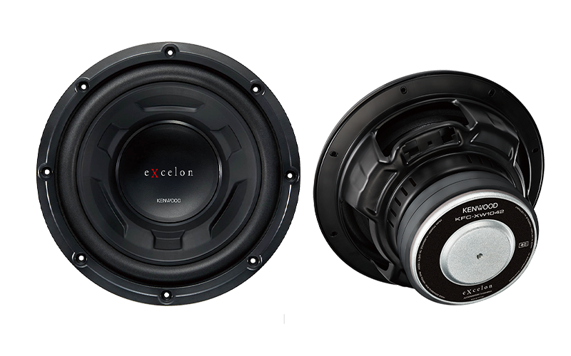 Kenwood KFC-XW1042 10" Subwoofer 300W RMS Power 4-Ohm Single Voice Coil