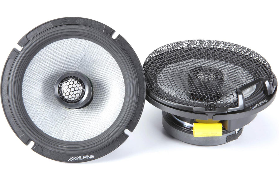 Alpine R2-S65 R-Series 6.5" Coaxial 2-Way Speakers Hi-Res Audio 300W Peak