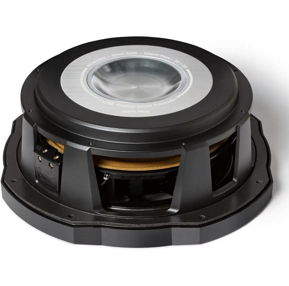 Alpine RS-W12D2 R-Series 12" Dual 2-Ohm Subwoofer, 600W RMS
