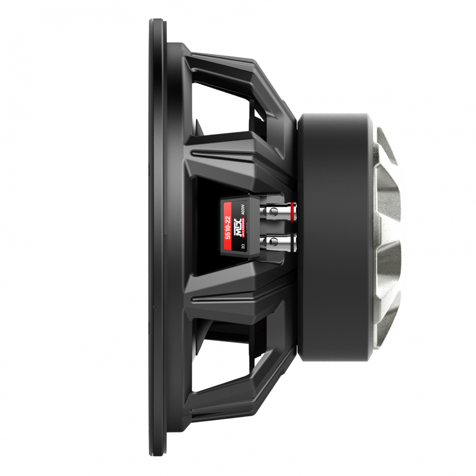 MTX 5510-22 10'' Dual 2Î© Round Subwoofer