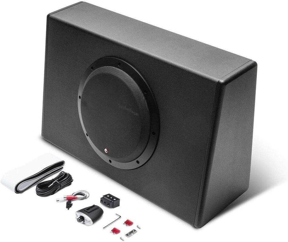 Rockford Fosgate P300-10T Punch 300W 10 Inch Subwoofer Powered Truck Enclosure