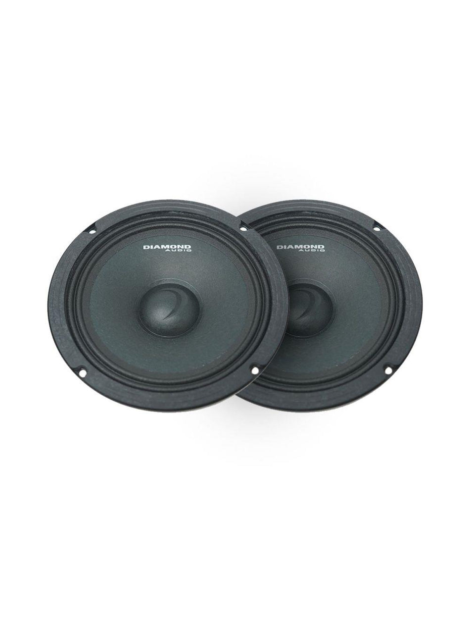 Diamond Audio MSPRO8 Motorsport Series 8" Midrange Pro Speaker Pair 500W RMS
