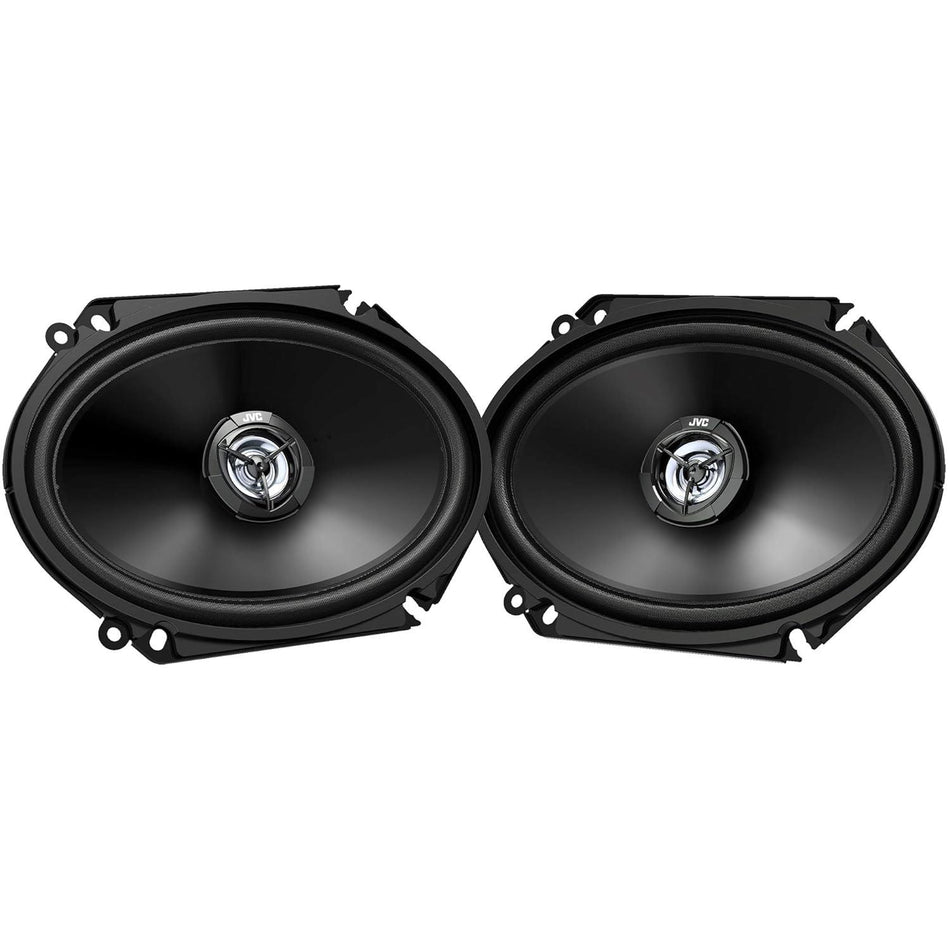 JVC CS-DR6821 DRVN Series 6x8" 2-Way Coaxial Speaker Pair 300W Peak 45W RMS