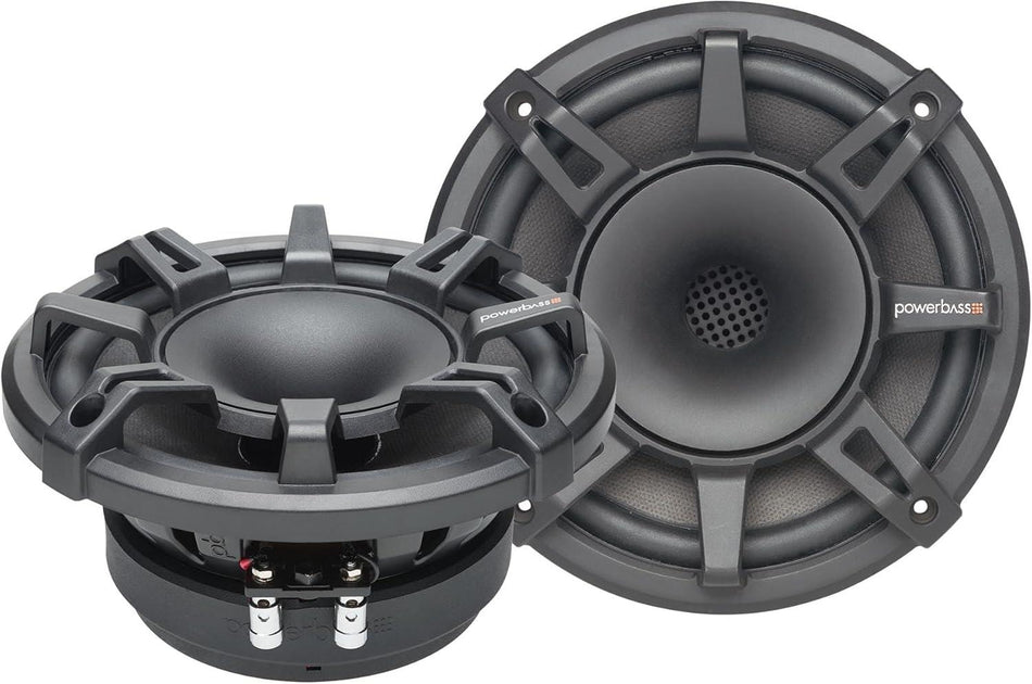PowerBass PBX-PRO6CD 6.5" Mid Range Speakers 1" Horn Tweeter 300W Peak 150W RMS