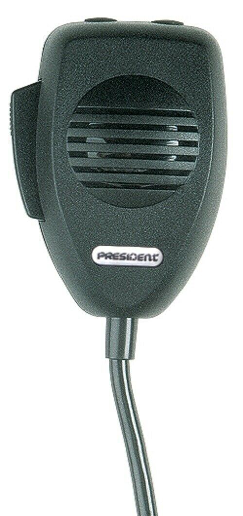 President DNC520 Microphone 6 Pin Dynamic Electret Johnny Johnson CB Radio Mic
