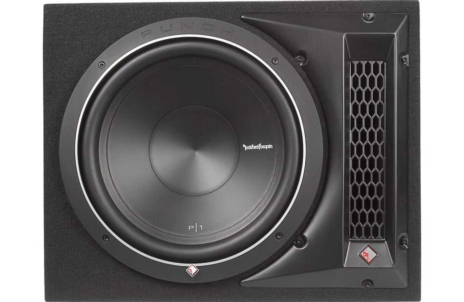 Rockford Fosgate P1-1X12 12 Inch Ported Loaded Enclosure Car Subwoofers
