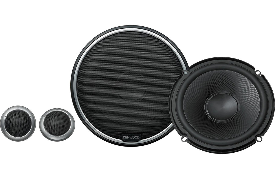 Kenwood KFC-P710PS Performance Series 6.5" Component Speaker 280W Peak 80W RMS