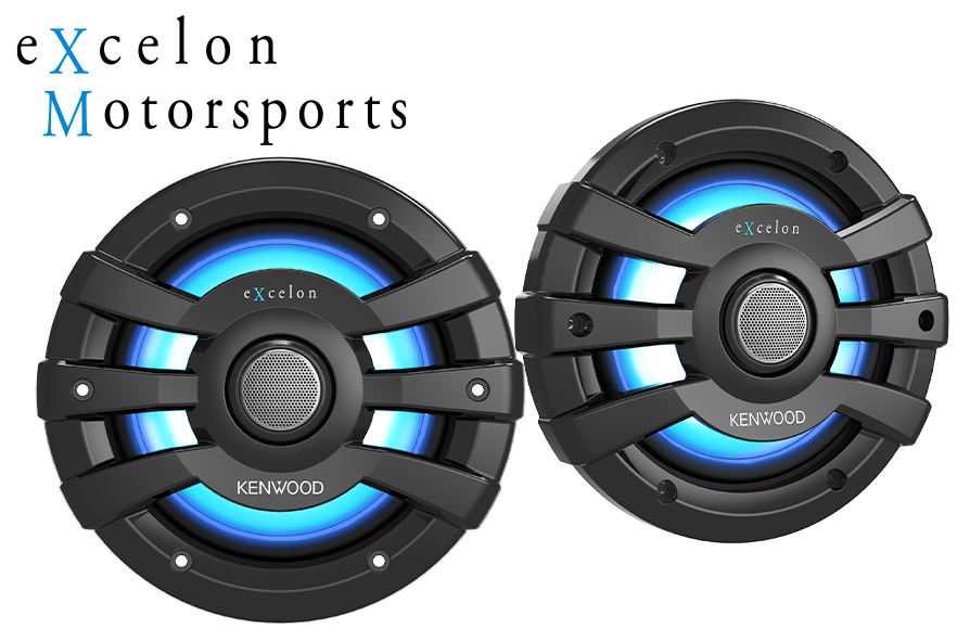 Kenwood XM500-65BLSYS Complete Black Marine Audio System - s65