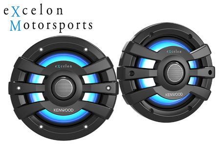 Kenwood XM500-65BLSYS Complete Black Marine Audio System - s65