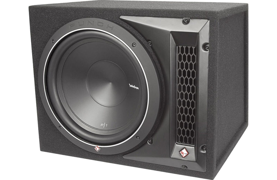 Rockford Fosgate P1-1X12 12 Inch Ported Loaded Enclosure Car Subwoofers