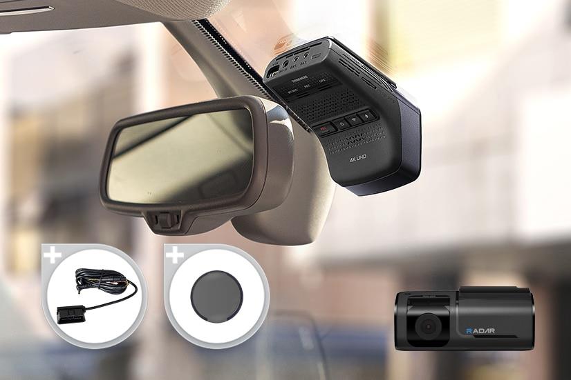 Thinkware TW-U3000D64CO-NA1 Front & Rear GPS Night Vision 152° Dash Cam Bundle