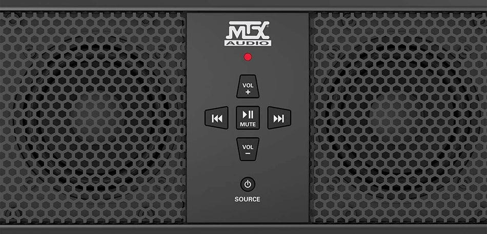 MTX MUD6SPBT Universal 6-Speaker Bluetooth Soundbar for UTV/Golf Cart/Boats