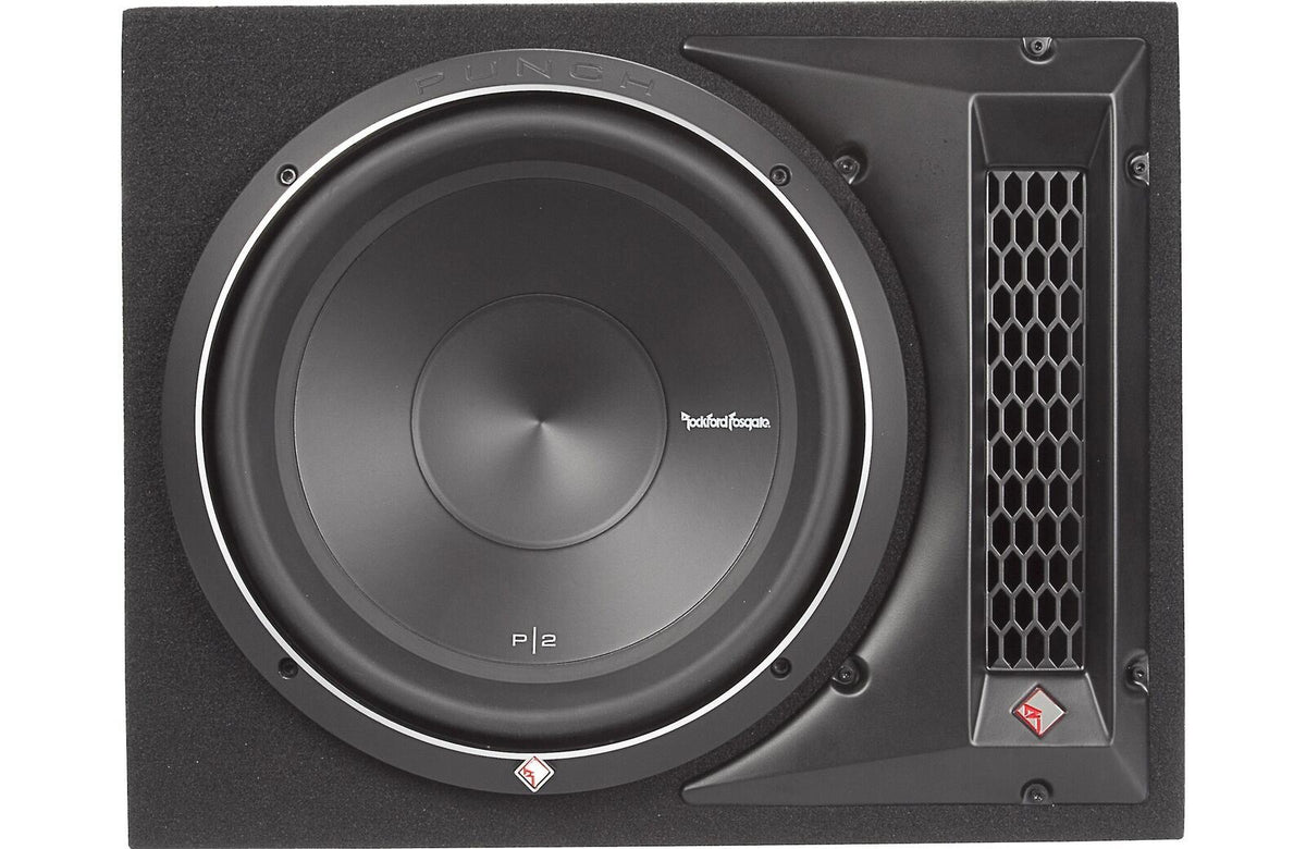 Rockford Fosgate P2-1X12 12 Inch Ported Loaded Enclosure Car Subwoofers