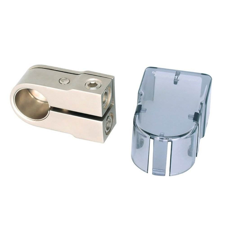 Rockford Fosgate RFDB4 4 AWG Positive Negative Battery Terminal for Two Cables