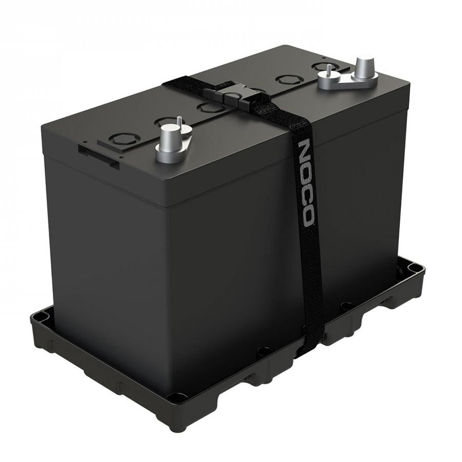 NOCO BT31 Group 31 Battery Tray with Tie Down Strap|NOCO BT31 Battery Tray with 42" Strap Rugged Marine-Grade Fits Group 31 Size