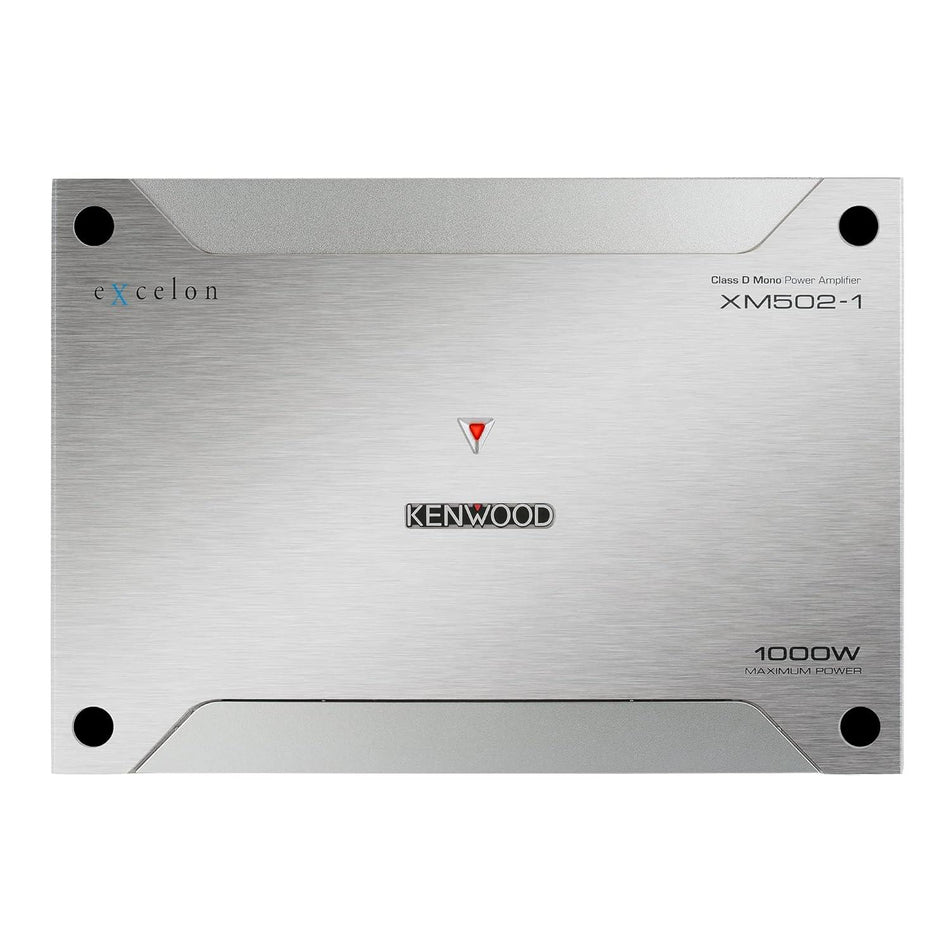 KENWOOD XM502-1 Excelon Marine Subwoofer Car Amplifier 500W RMS Remote Control