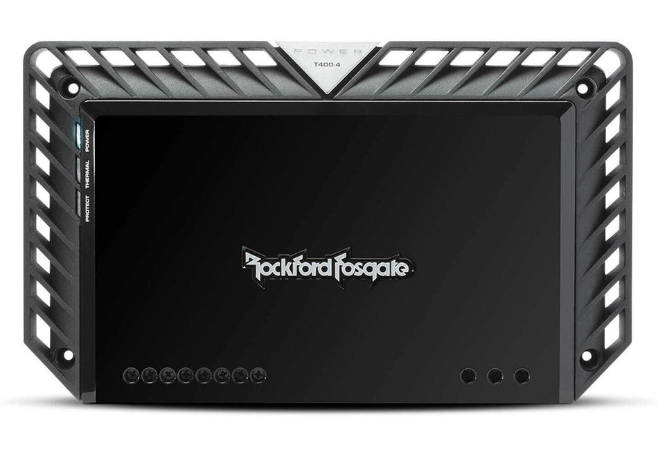 Rockford Fosgate T400-4 Car Full Range Audio Amplifier 2 Ohm 400W 4 Channel