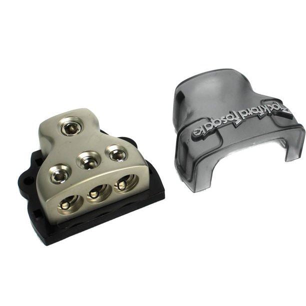 Rockford Fosgate RFD4 Distribution Block 4 AWG with 1 Input and 3 Outputs