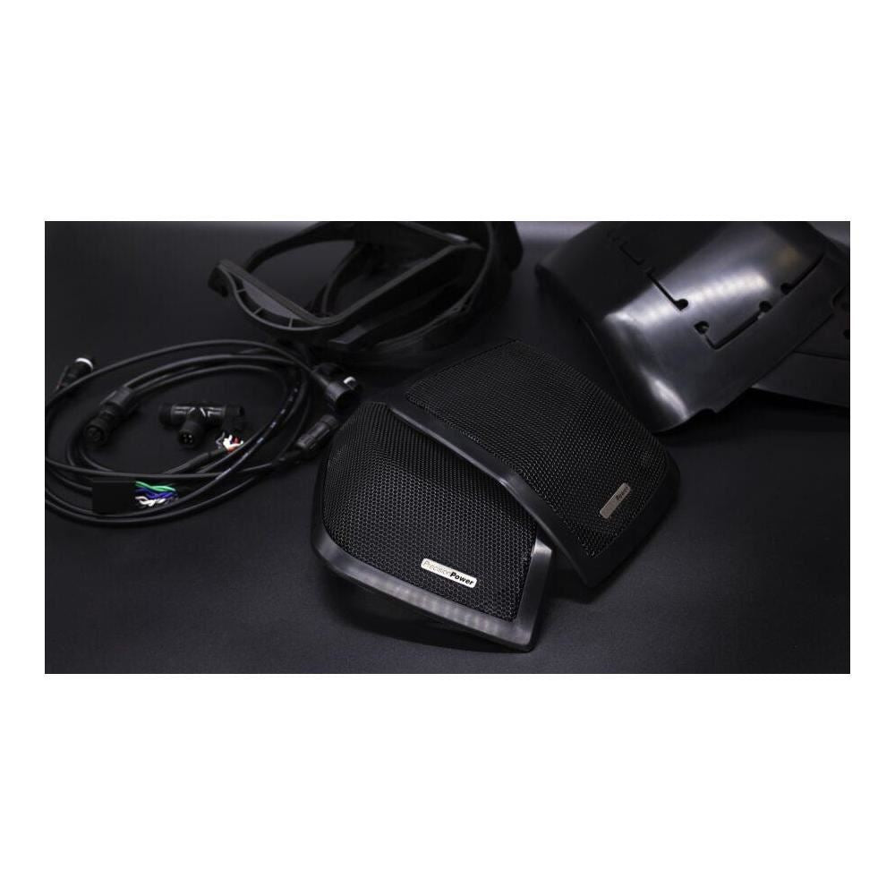 Precision Power HD14.SBS Saddlebag Speaker Installation Kit for Harley 2014+ Street, Road, Ultra Glide.