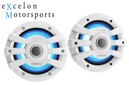 Kenwood XM500-77WLSYS Complete White Marine Audio System - s77