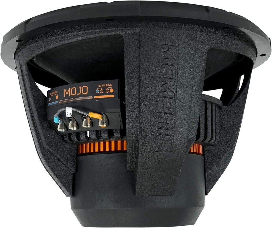 Memphis MOJO1512 15" Component Subwoofer with 1/2 Ohm 3000W Peak 1500W RMS