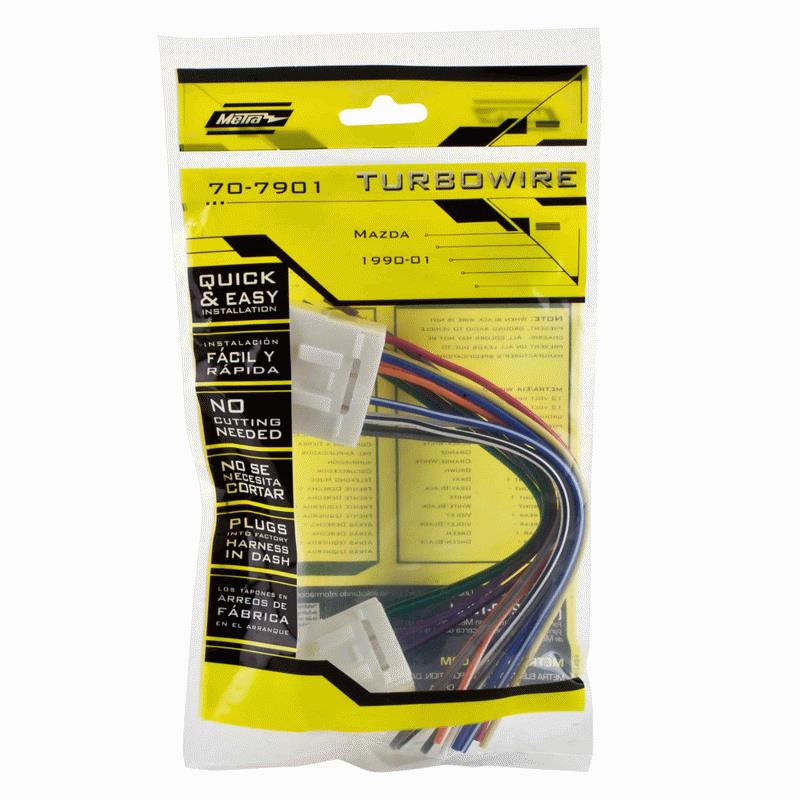 Metra 70-7901 Receiver Wiring Harness for Select Ford Mazda 1989-2003