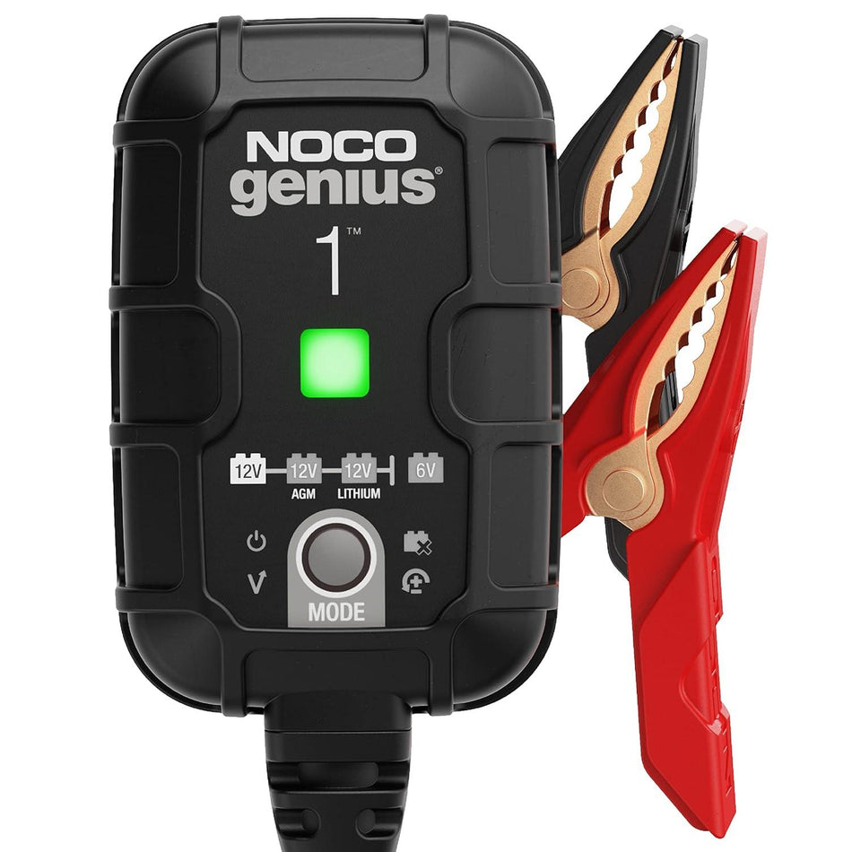 NOCO GENIUS1 1A Battery Charger|NOCO GENIUS1 Battery Charger 1-Amp Fully Automatic Battery Maintainer & Desulfator