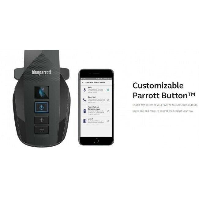 Blue Parrott B350-XT Bluetooth Wireless Trucker Headset VXI Phone