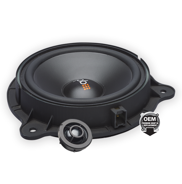 Powerbass OE65C-NS2 6.5 Inch Direct Fit Nissan OEM Component Speaker Kit 120W max