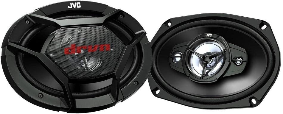 JVC CS-DR6941 DRVN DR Series 6x9" 4-Way Coaxial Speaker Pair 550W Peak 90W RMS