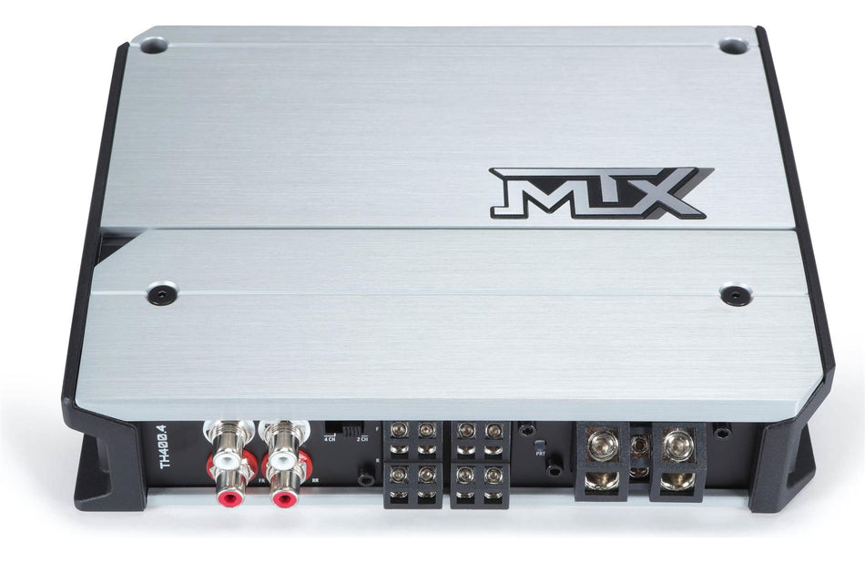 MTX TH400.4 Thunder Series Amplifier 4-Channel Class D 400W RMS 2 to 4 Ohms