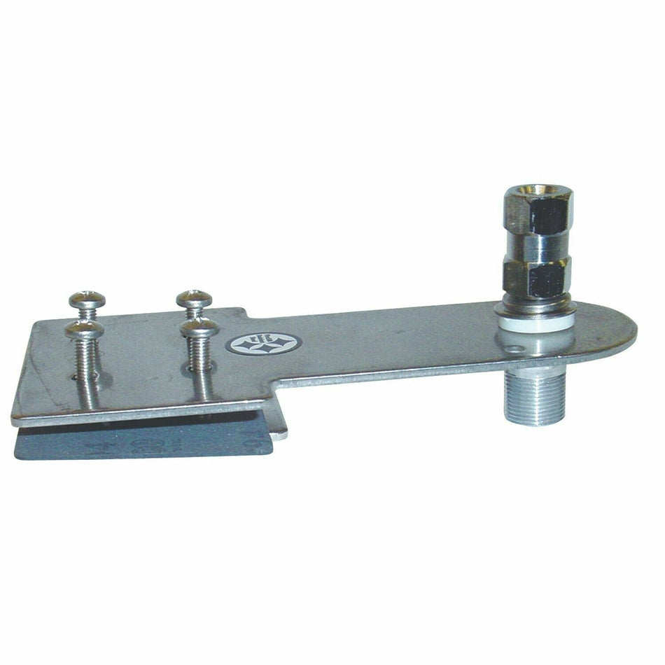 FireStik SS-194A Pickup Truck Bedrail Stakehole Antenna Mount - Stainless Steel